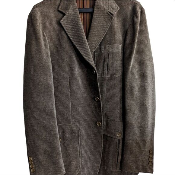 Kroon Men's brown corduroy Causal Sport Coat Size Large (42-44 Inches) - Picture 1 of 6